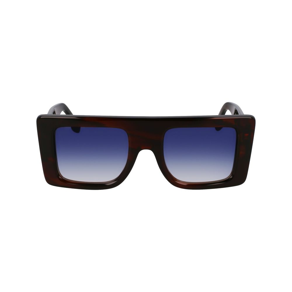 Occhiali da sole in acetato marrone Victoria Beckham