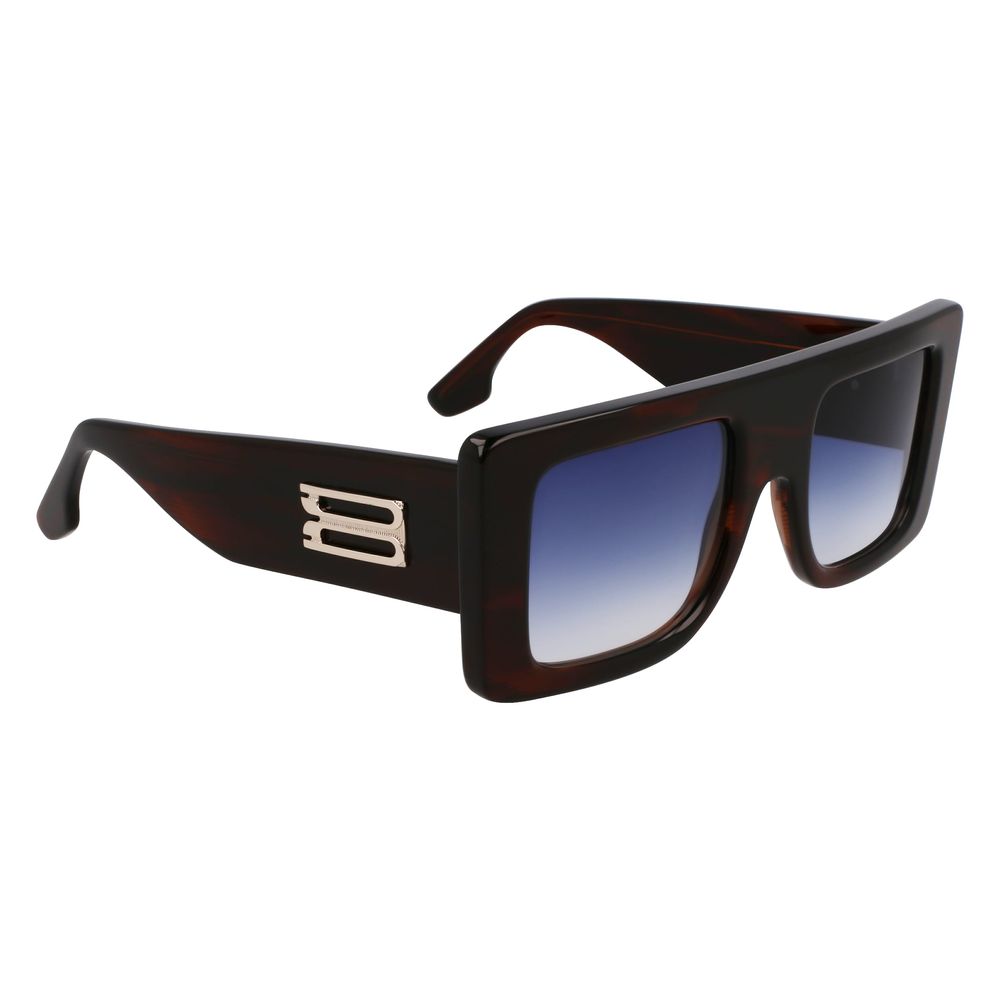 Occhiali da sole in acetato marrone Victoria Beckham