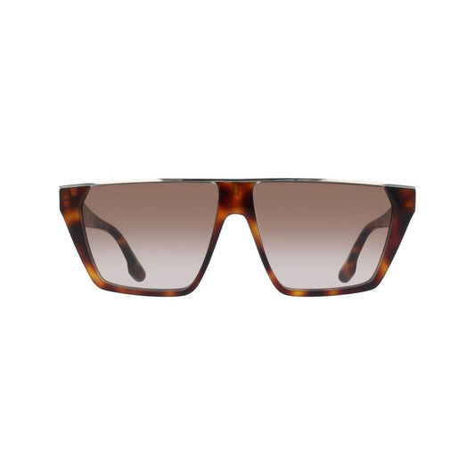 Occhiali da sole in acetato marrone Victoria Beckham