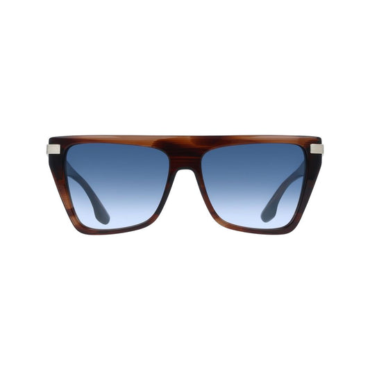 Occhiali da sole in acetato marrone Victoria Beckham