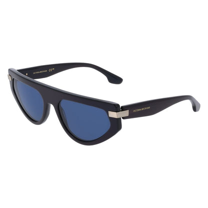 Occhiali da sole in acetato blu Victoria Beckham