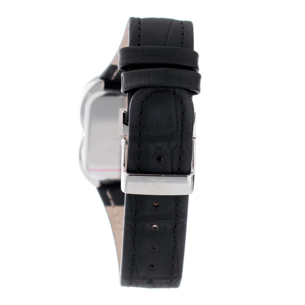 Orologio elegante in pelle nera Laura Biagiotti