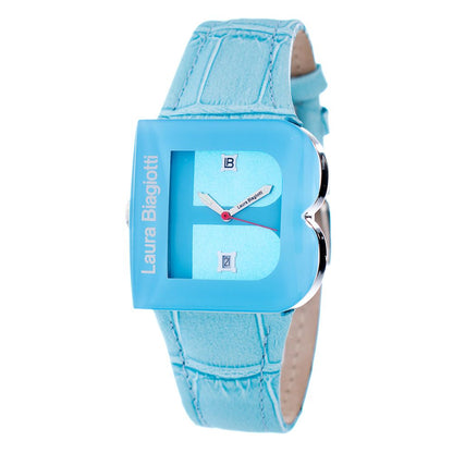 Orologio elegante in pelle blu Laura Biagiotti