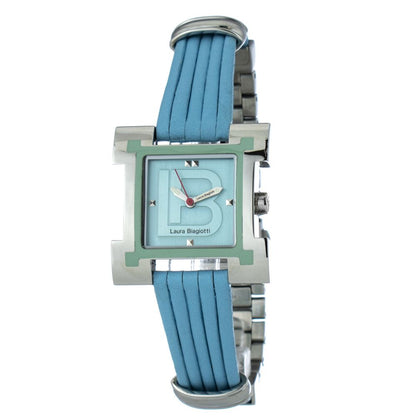 Orologio elegante in pelle blu Laura Biagiotti