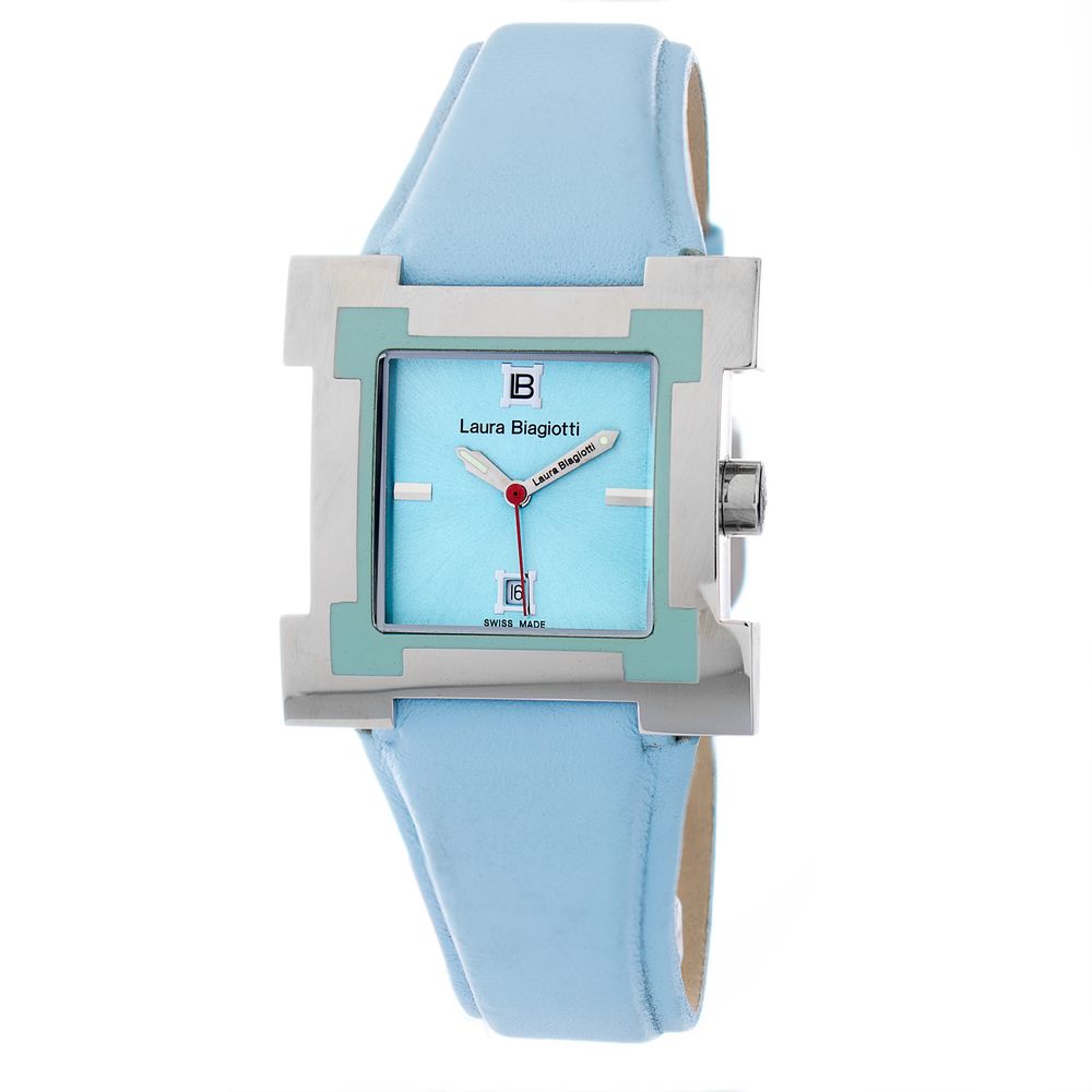 Orologio elegante in pelle blu Laura Biagiotti