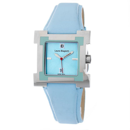Orologio elegante in pelle blu Laura Biagiotti