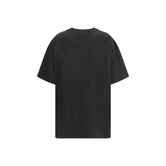 Maglietta nera in cotone The Attico