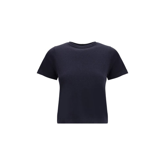 Top in cotone blu cashmere estremo
