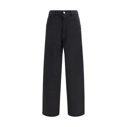 Pantaloni sportivi in ​​cotone nero MM6